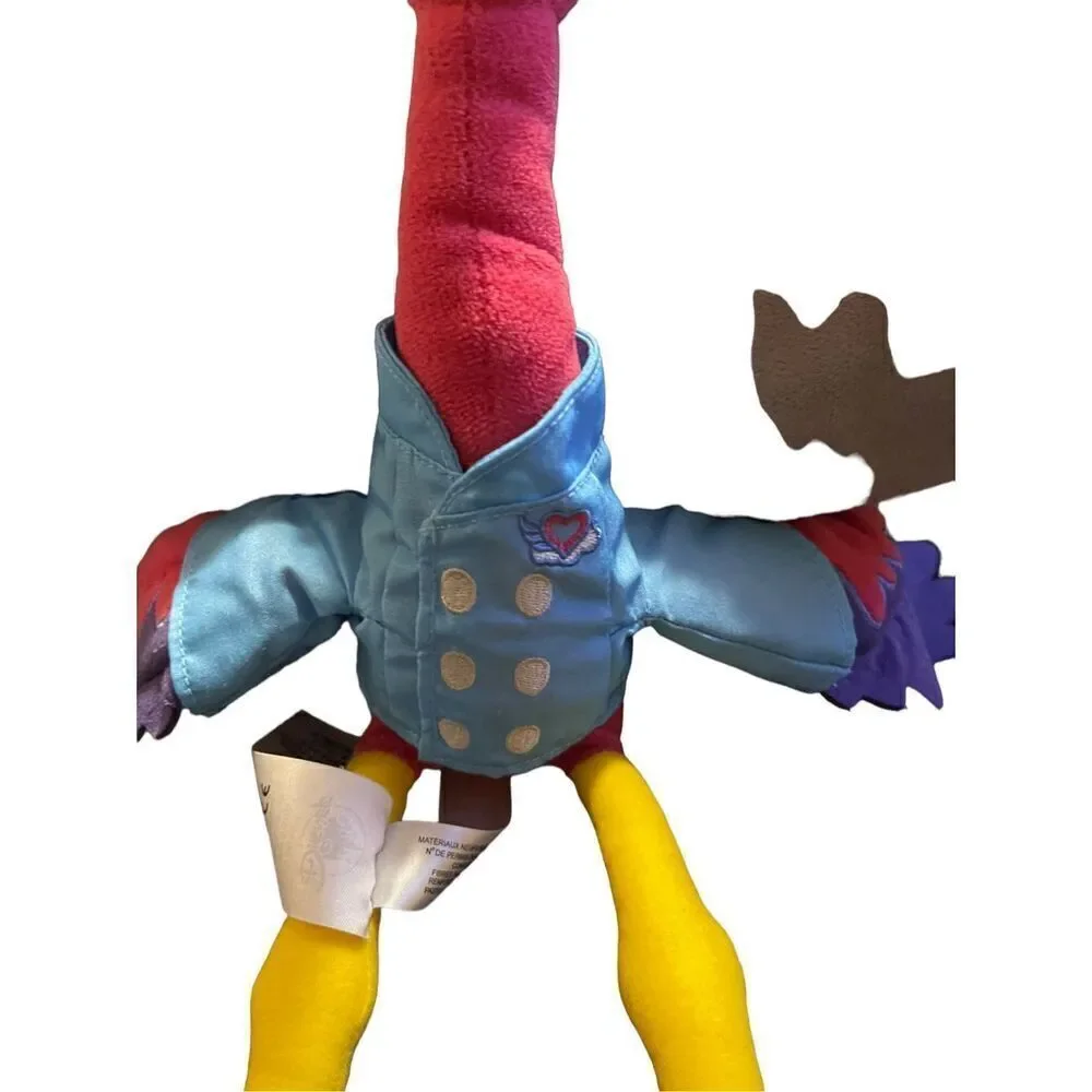 Disney Store Toy's Multicolor Junior T.O.T.S Freddy Flamingo Bird Plush Stuffed